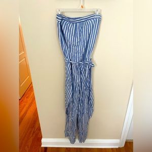 Supply & Demand seersucker jumpsuit